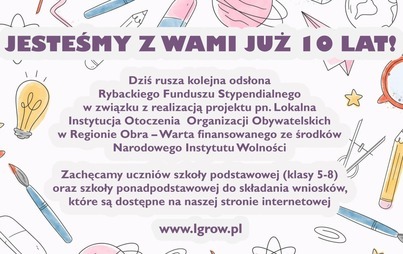 Zdjęcie do Wystartowała 10 edycja Rybackiego Programu Stypendialnego