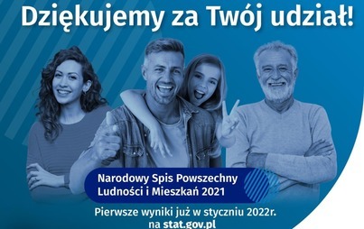 Zdjęcie do Dziękujemy za udział w Narodowym Spisie Powszechnym Ludności i Mieszkań 2021