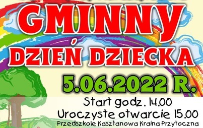 Zdjęcie do Gminny Dzień Dziecka