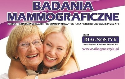 Zdjęcie do BADANIA MAMMOGRAFICZNE