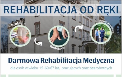 Zdjęcie do Darmowa Rehabilitacja Medyczna dla os&oacute;b w wieku 15 &ndash; 60/67 lat, pracujących oraz bezrobotnych.