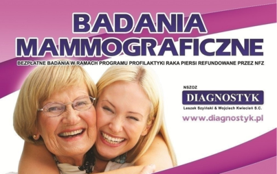 Zdjęcie do BADANIA MAMMOGRAFICZNE