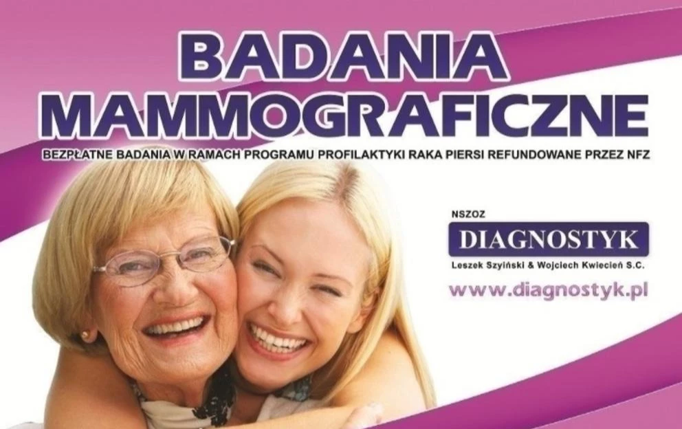 Zdjęcie do BADANIA MAMMOGRAFICZNE