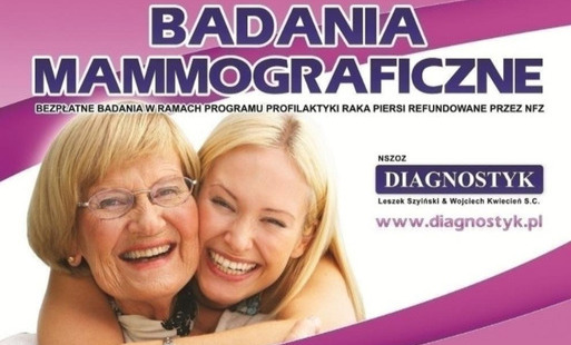 Zdjęcie do Bezpłatne badania mammograficzne
