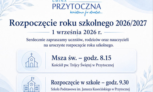 Zdjęcie do Rozpoczęcie roku szkolnego 2026/2027