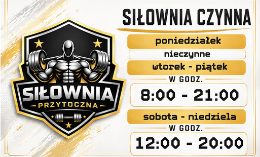 Zdjęcie do Siłownia Przytoczna zaprasza do aktywności